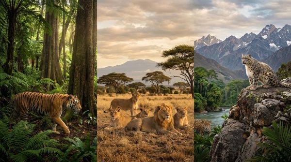 Top 5 félins fascinants et leurs habitats variés